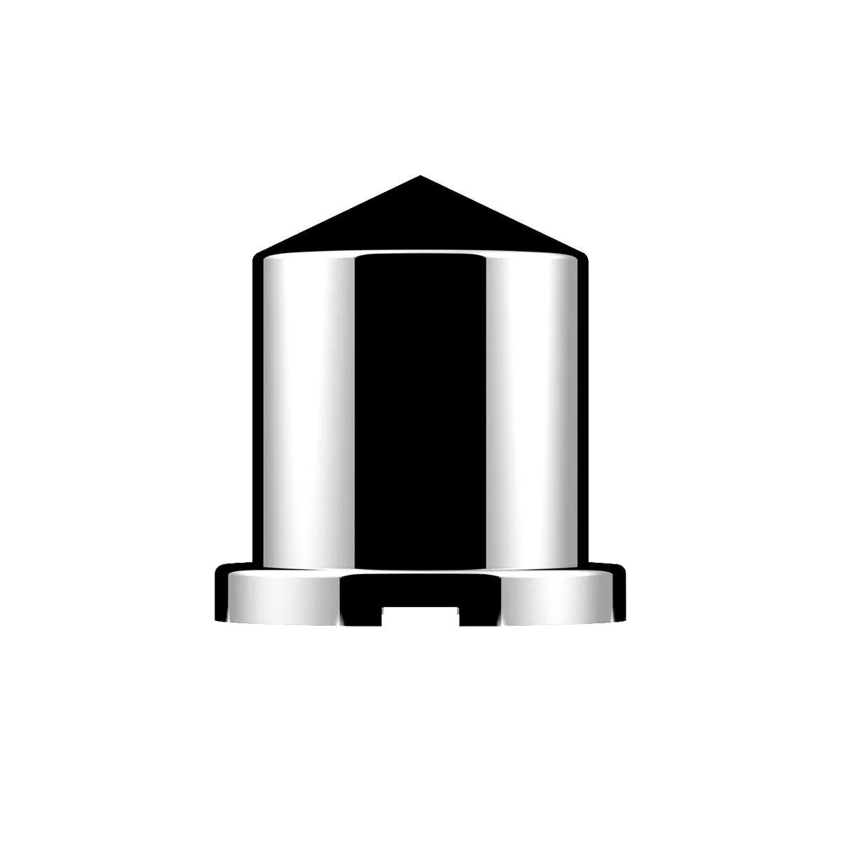 1-1/8″ X 1-7/8″ Chrome Plastic Pointed Nut Cover – Push-On (Individual or 10 Pack)