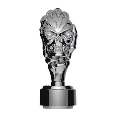 1/2 Inch -13 Thread-On Skull Gearshift Knob With 9/10 Speed Adapter