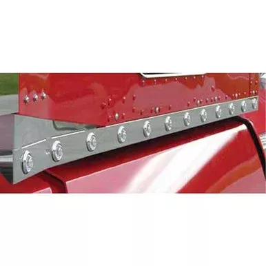 1.5 Inch Stainless Steel Sleeper W/ Extension Panel For Kenworth T660