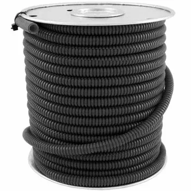 1 Inch Black Plastic Wire Loom 50 Feet