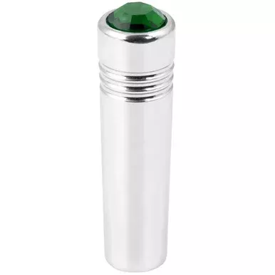 1 Inch Chrome Aluminum Toggle Switch With Green Jewel – Pair For Kenworth