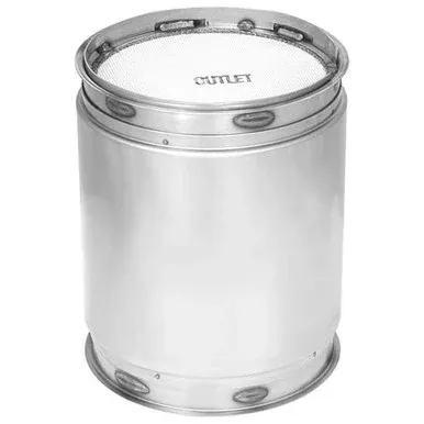 1-Piece Stainless Steel Diesel Particulate Filter Replaces 4965227 For Cummins ISB/PX6 Engines