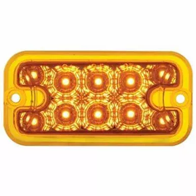 10 LED Dual Function Reflector Rectangular Light