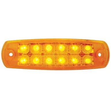12 LED Reflector Rectangular Clearance/Marker Light