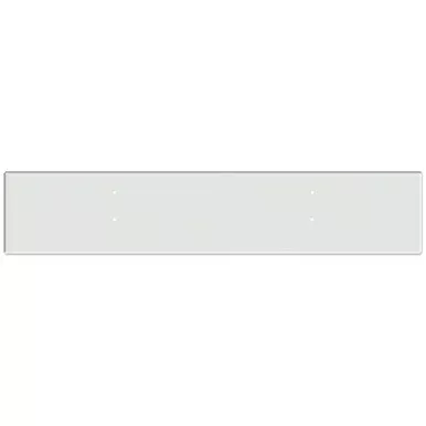 18 Inch Chrome Boxed End Bumper, 7 Gauge For Freightliner 114SD SFA 2012 & Newer