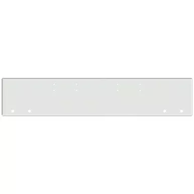 20 Inch Chrome American Eagle Boxed End Bumper W/ 4 M3- P3 Light HolesFor Peterbilt 352, 359