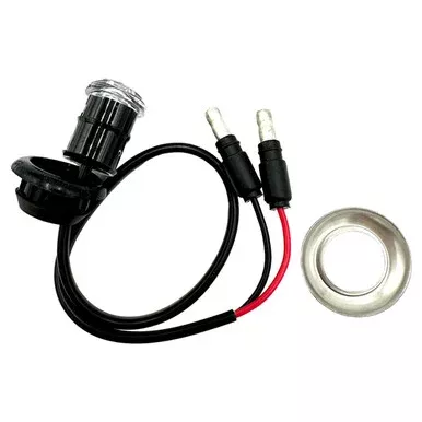 3/4 Inch Round Button Light With SS Bezel