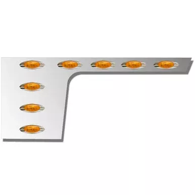 4 Inch Cab Panels With Light Options For Peterbilt 379