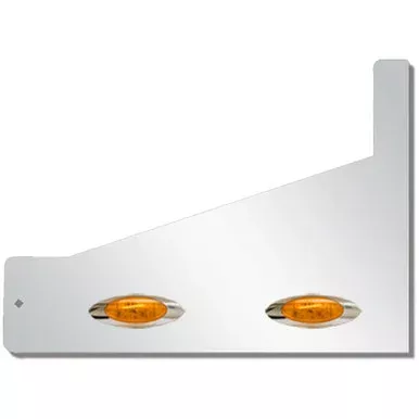 4 Inch Sleeper Extension Panels With Light Options For 63 & 72 Inch Peterbilt 379, 388 & 389