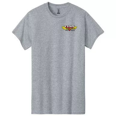 4 State Logo Safety Sport Gray T-Shirt