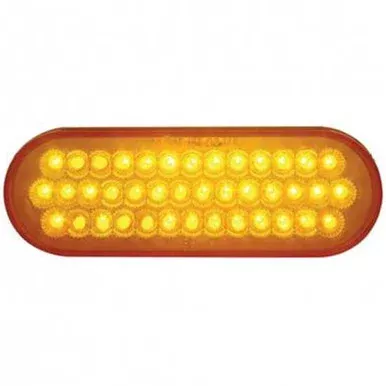 40 LED Oval Turn Signal Light – Amber LED /Amber Lens