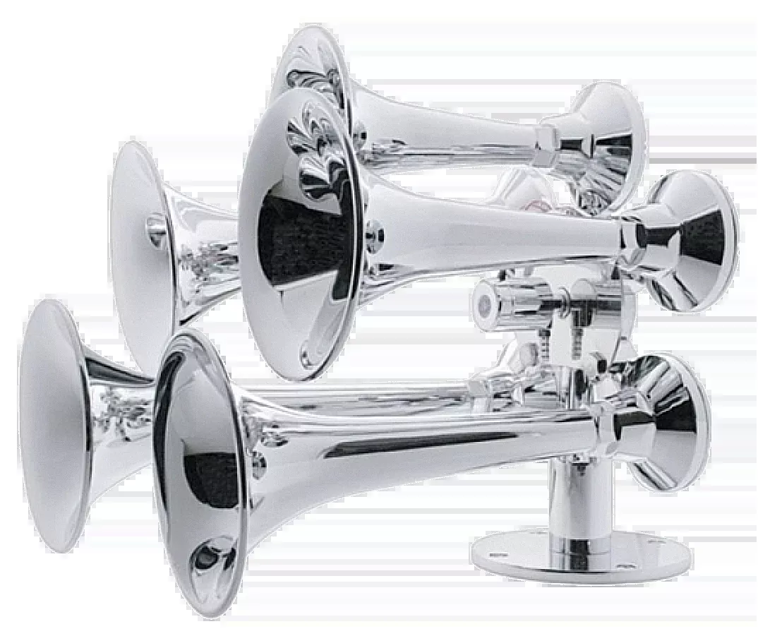5 Trumpet Chrome Train Horn