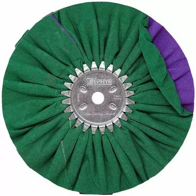 8 Inch Smooth Kut Secondary Cut Joker Buffing Wheel – Green Purple
