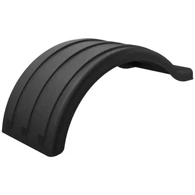 Black Double Hump Poly Fender- Front Section