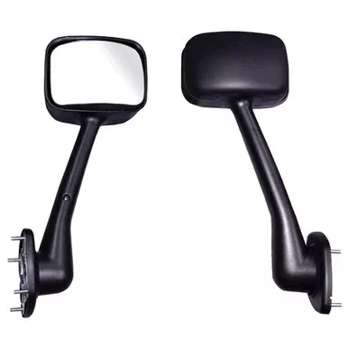 Black Hood Mounted Mirror Assembly – Passenger Side For Freightliner Cascadia