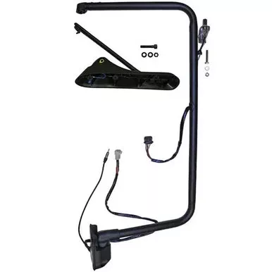 Black Mirror Bracket For International ProStar, WorkStar, DuraStar Driver Or Passenger Side