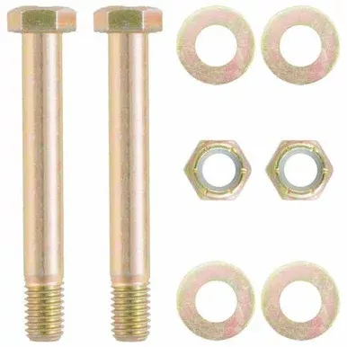 Channel-Mount Coupler Hardware Kit W/ Grade-8 Bolts, Nylock Hex Nuts, Flat Washers