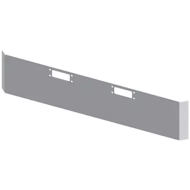 Chrome 20 Inch Texas Mitered End Bumper, 10 Gauge For Peterbilt 352, 359