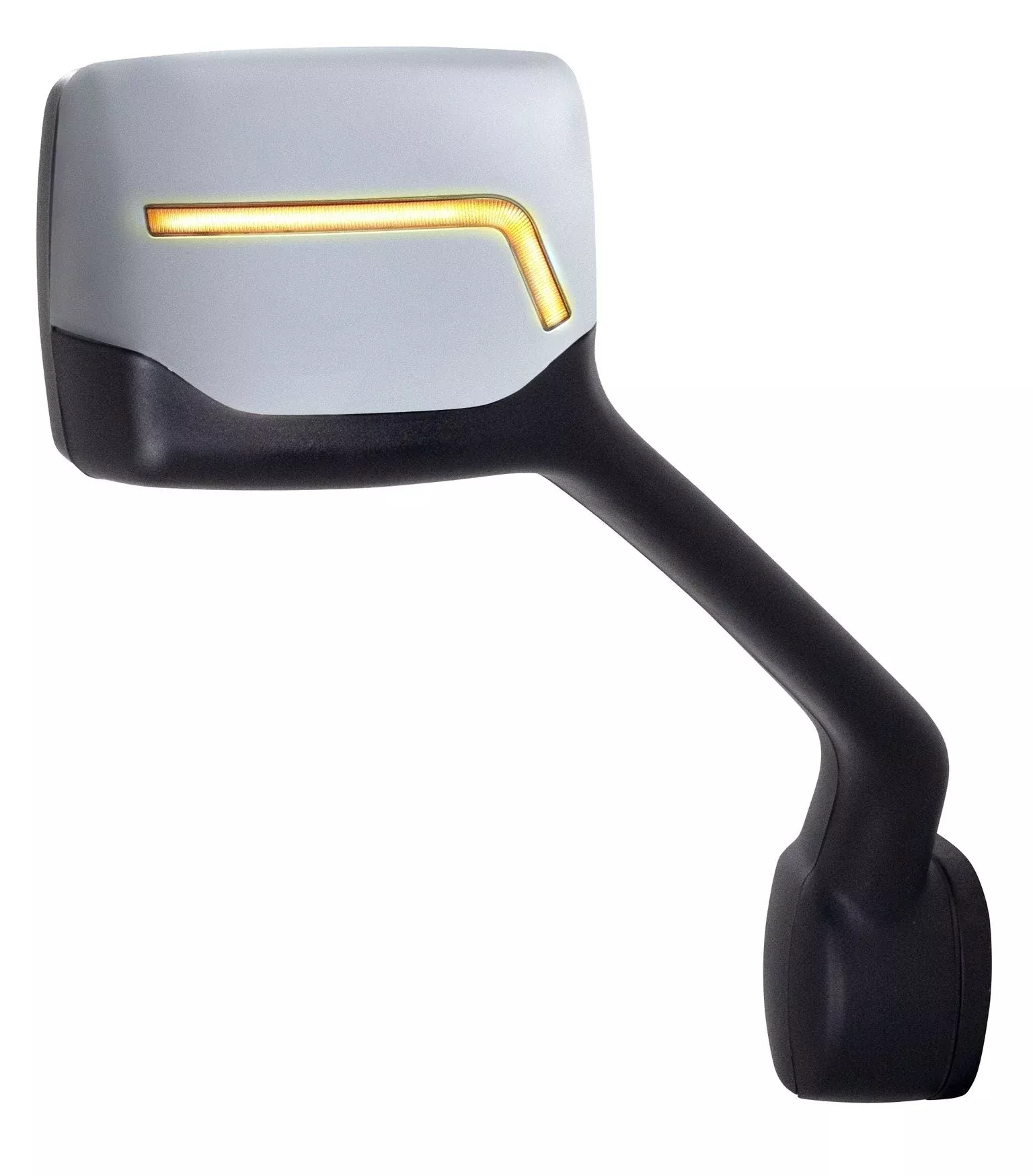 Chrome Hood Mirror Assembly w/Sequential Turn Signal – Kenworth T680 & Peterbilt (Passenger)