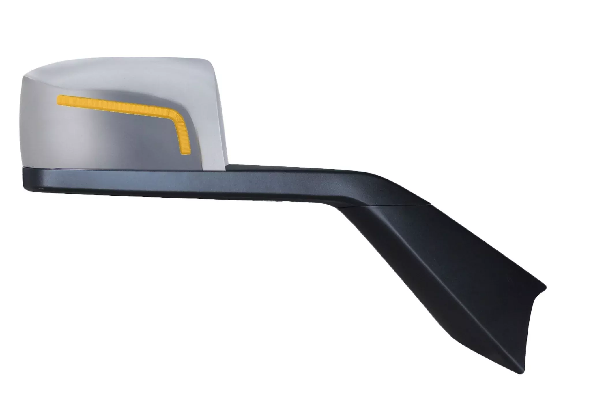 Chrome Hood Mirror Assembly w/Sequential Turn Signal – Volvo VN/VNL 2018+ (Passenger)