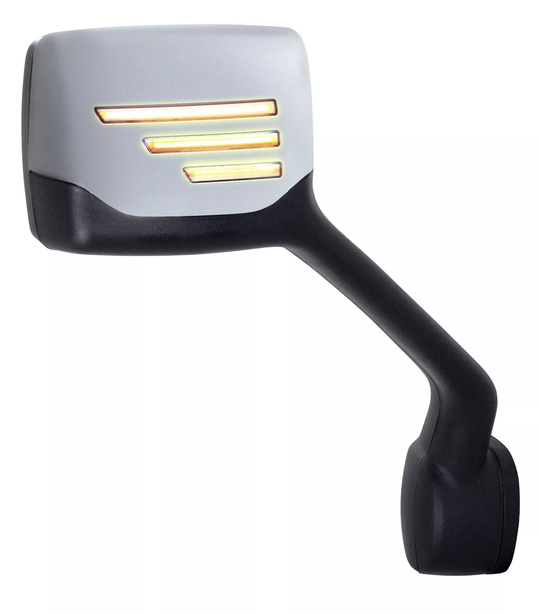 Chrome Hood Mirror Assembly w/Sequential Turn Signals – Kenworth T680 & Peterbilt (Passenger)