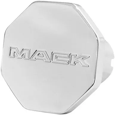 Chrome-Plated Aluminum Octagon Knob With Mack Logo Engraved