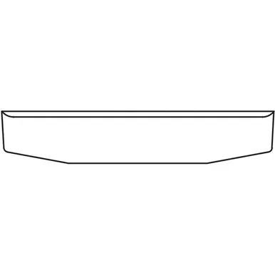 Chrome Standard Boxed End Blind Mount Bumper, 10 Gauge W/ Custom Taper For Freightliner, Kenworth, Peterbilt