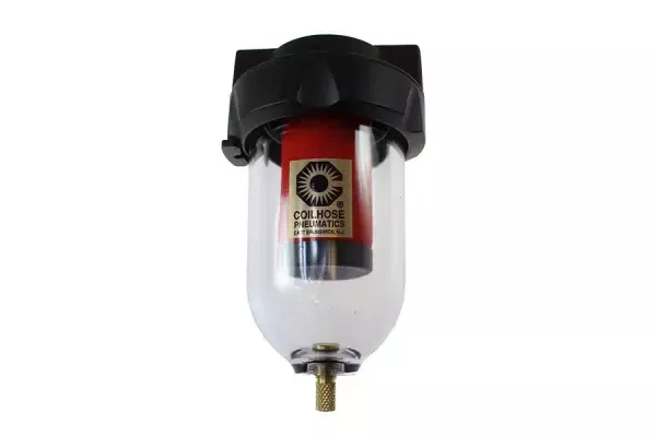 Coilhose Pneumatics 8928M Heavy Duty Series Coalescing Filter, 1″, Metal Bowl