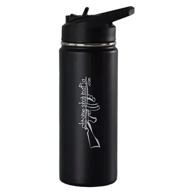 CSM – Black 20 Oz Water Bottle W/ Drink Spout