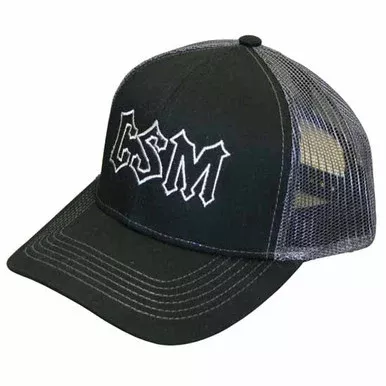 CSM Embroidered Black Hat – Snap Back
