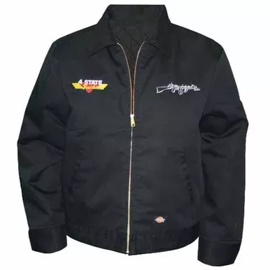 CSM Logo Black Embroidered Work Jacket