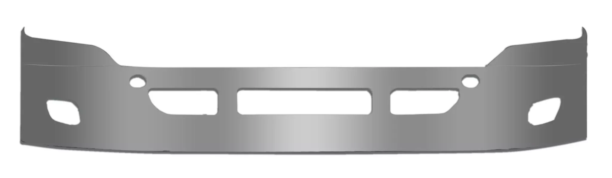 Freightliner Cascadia 2008-2017 Stainless Steel Bumper w/Fog Light Holes – 20″