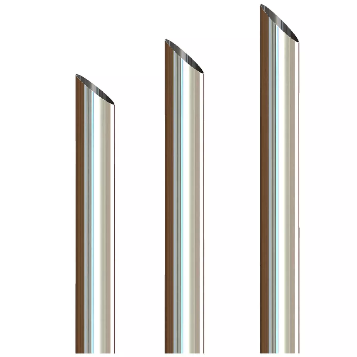 Grand Rock – 8″ x 54″, 60″ or 68″ O.D. Chrome Miter Cut Exhaust Stack