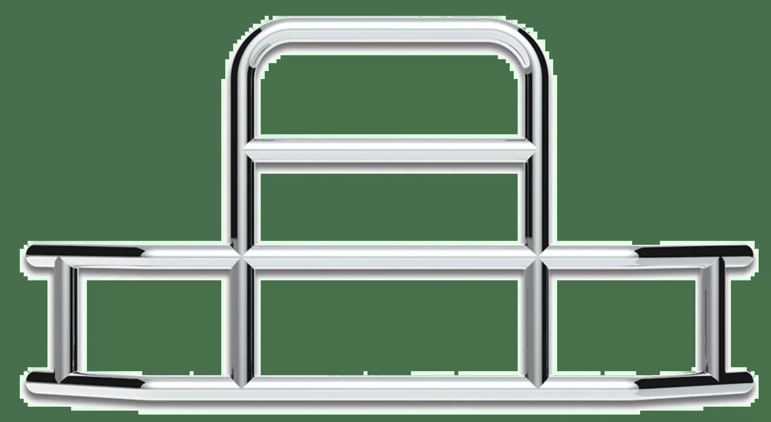 Highwayshield I85R Stainless Steel Grille Guard With Bracket Kit