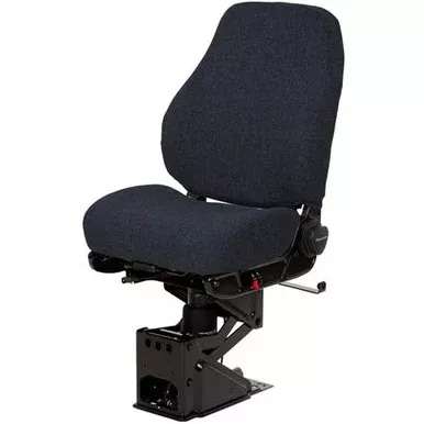 National Ensign Mid-Back Air Seat- Black Cloth