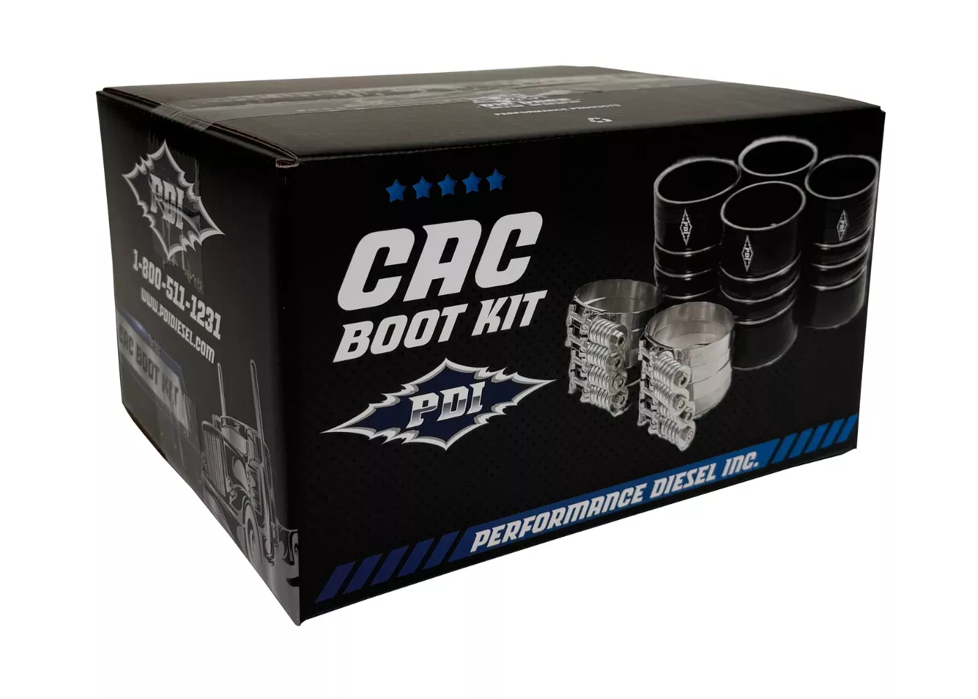 PDI Big Boss Charge Air Cooler Boot Kit 4×6 Inch