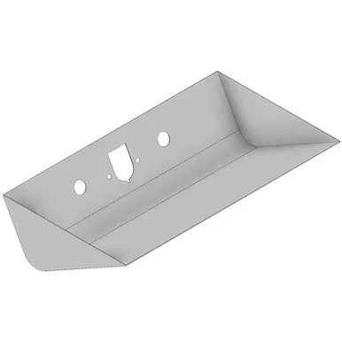Smooth Aluminum Recessed Air Line Box W/ Flange, Trailer Air, 7-Way Hookups