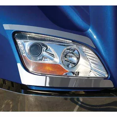 Stainless Steel Under-Headlight Trim For Peterbilt 579