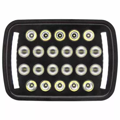 Ultra Lit 22 High Power LED Rectangular Light W/ LED Bar