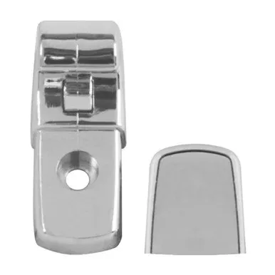 Visor Clip With Cap Chrome PlasticFor Kenworth