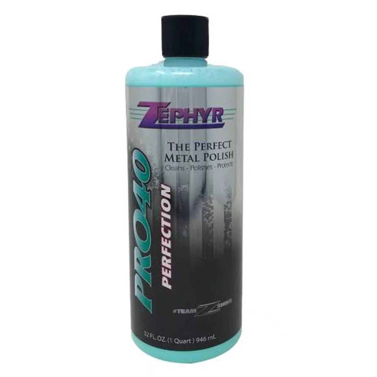 Zephyr Polishes – PRO 40 Metal Polish (32 Oz. Bottle or a Case of 9 Bottles)